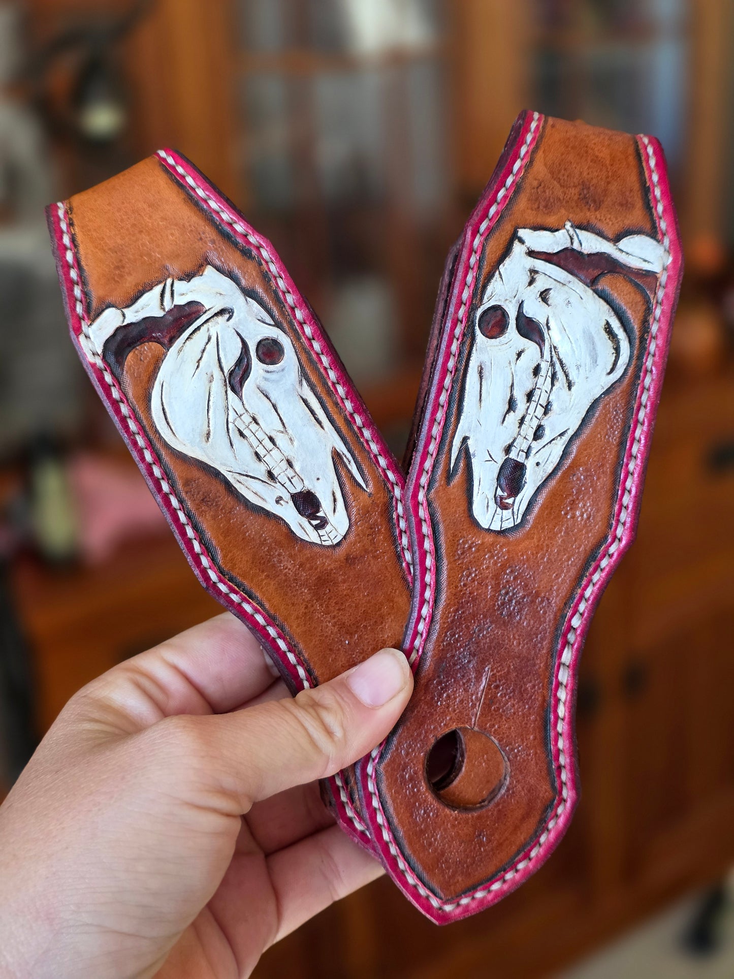 Horse Skull Slobber Straps