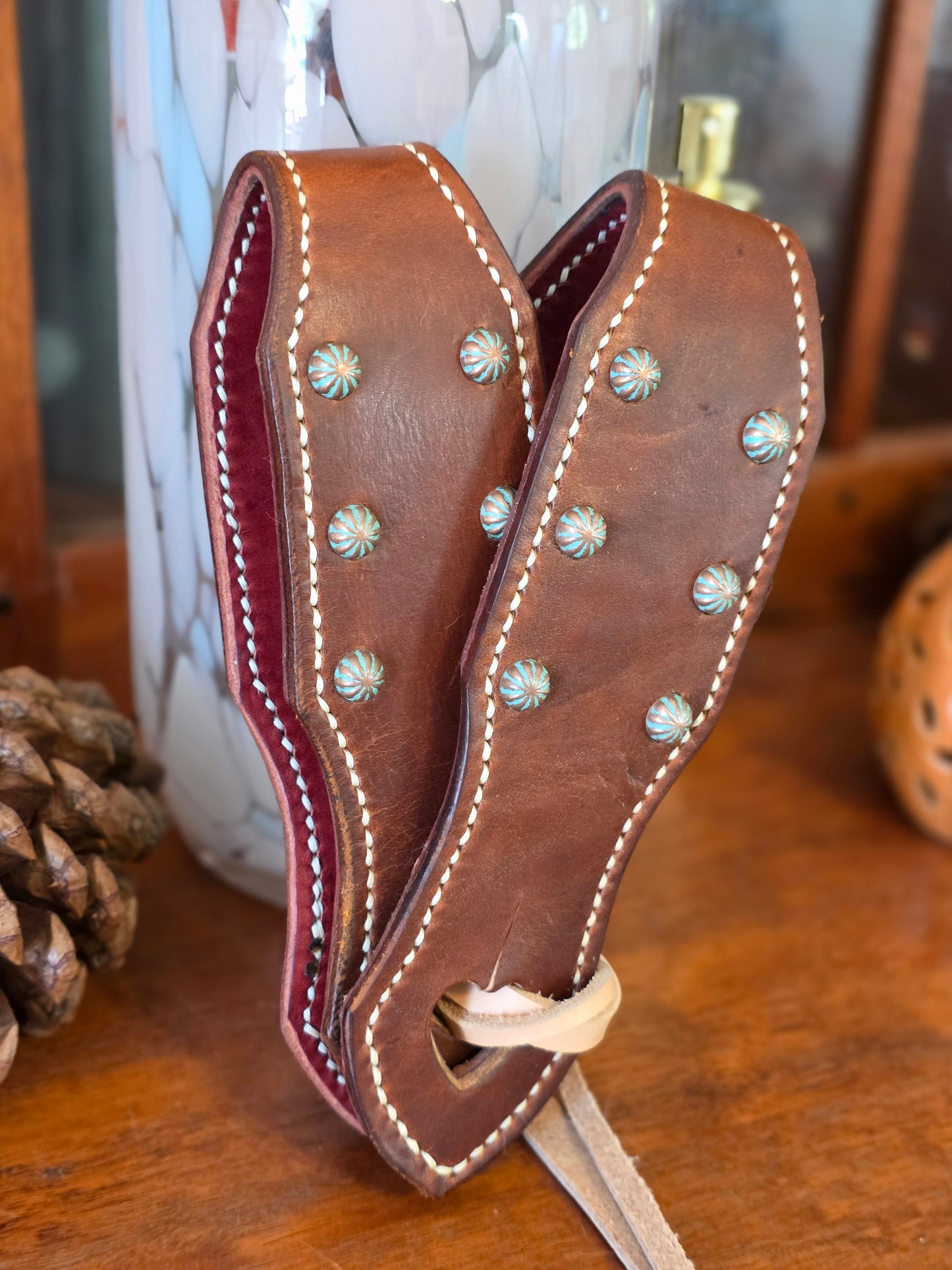 Chestnut Slobber Straps