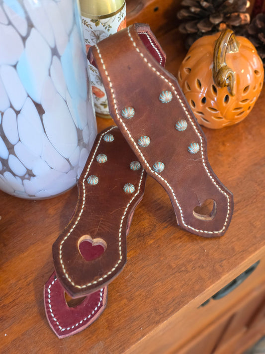 Chestnut Slobber Straps