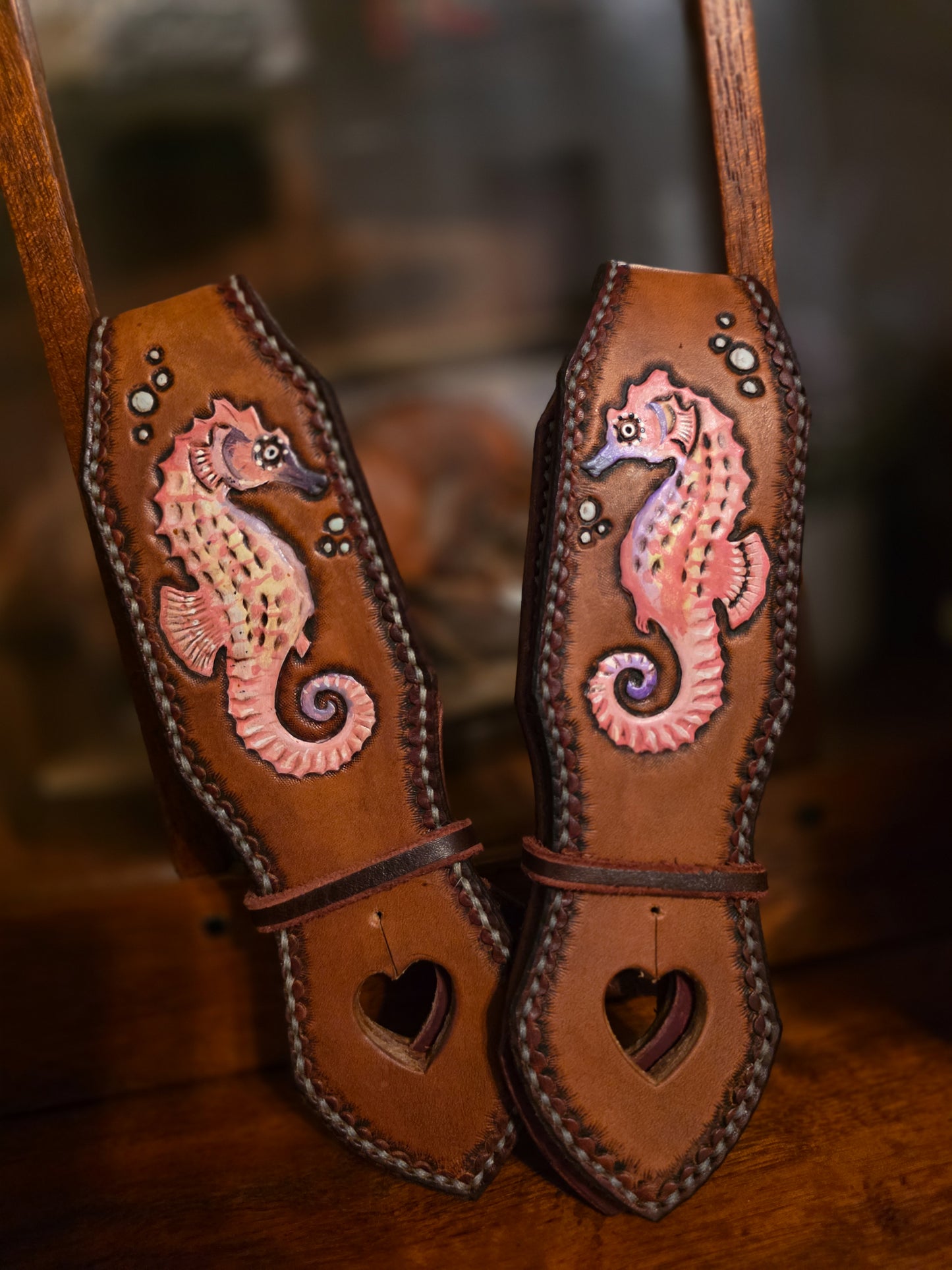 Seahorse slobber straps