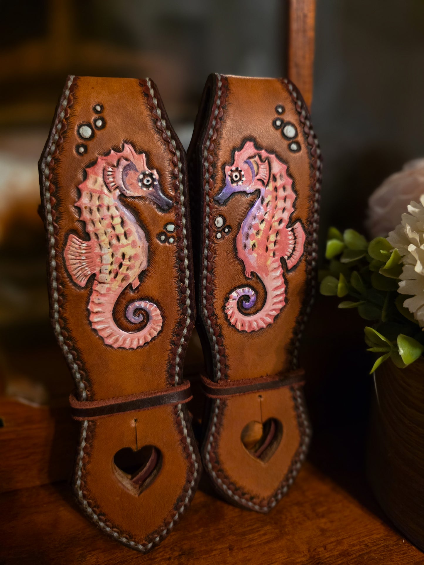Seahorse slobber straps