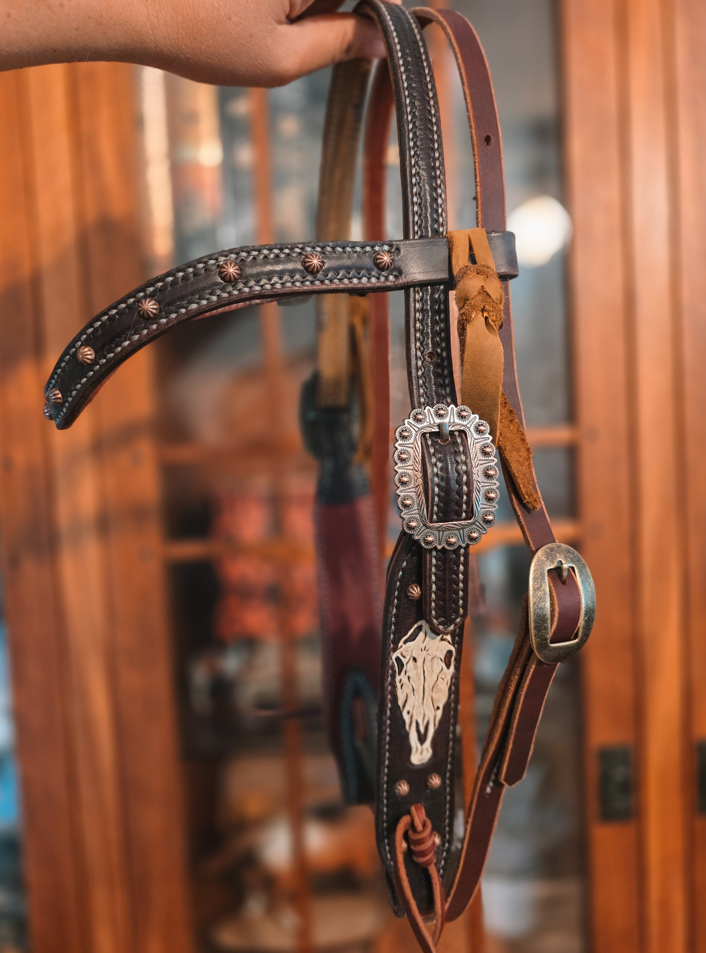 Horse Skull headstall (pre-order)