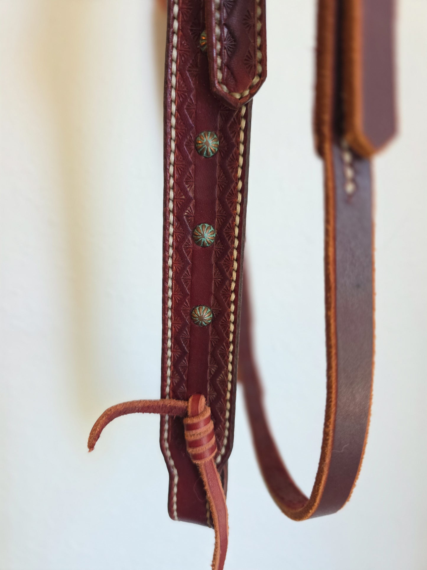 Brown & Turquoise Headstall