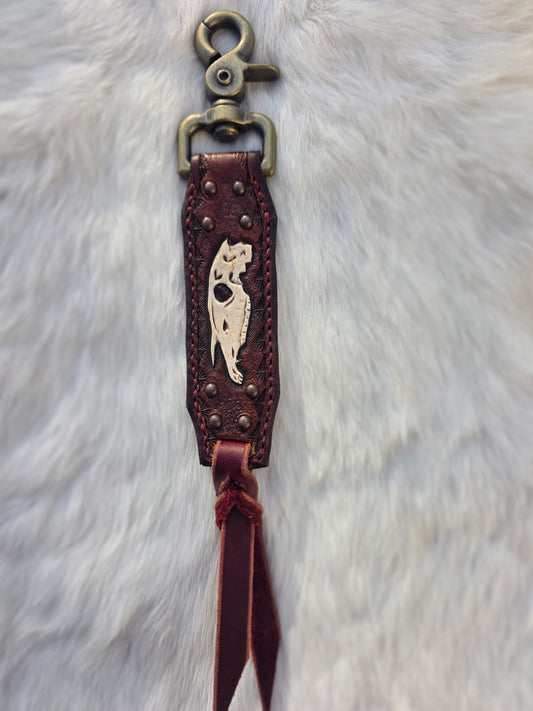 Horse Skull keychain (side)